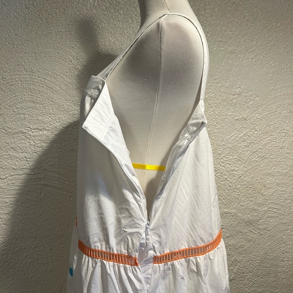 ENGLISH FACTORY Color Trim Sleeveless Maxi Dress Size L - Picture 7 of 15
